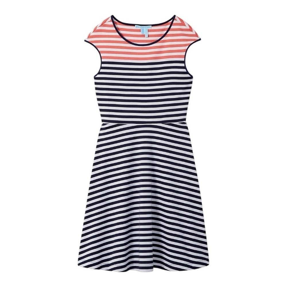 Draper James Striped A-Line Ponte Dress. Size XS.